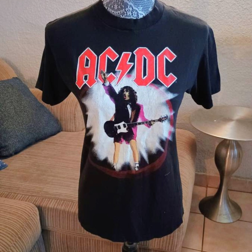 AC/DC Black Graphic T-Shirt